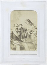 Untitled [Napoleon III and family], 1860-69. Creator: Unknown.