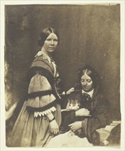 Mrs. Craik Holding Cat, c. 1858. Creator: Benjamin Mulock.