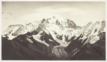 Savoie 46, Mont-Blanc, Vu de Mont-Joli, 1855/67. Creator: Auguste-Rosalie Bisson.