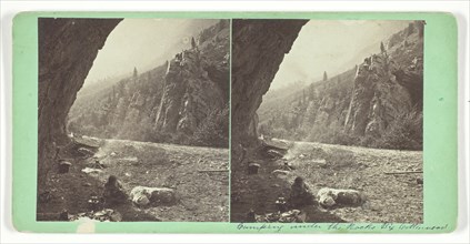Camping Under the Rocks, Big Cottonwood, 1859/62. Creator: Charles Roscoe Savage.