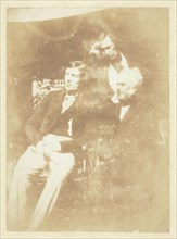 James Gordon, William Hanna D.D. and 'Mr. Cowan', 1843/47. Creators: David Octavius Hill, Robert Adamson, Hill & Adamson.