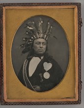 Untitled (Indian Chief Maungwudaus, Upper Canada), 1855. Creator: Donald McDonnell.