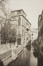 Untitled (1), c. 1890. [Scene in Venice]. Creator: Unknown.