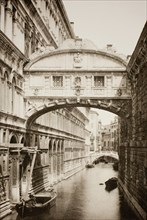 Untitled (27), c. 1890. [Bridge of Sighs, Venice].  Creator: Unknown.