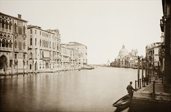 Untitled (67), c. 1890. [Grand Canal, Venice].  Creator: Unknown.