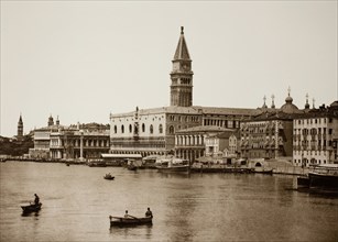 Untitled (99), c. 1890. [Doge's Palace and Grand Canal, Venice]. Creator: Unknown.