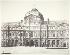 Le Louvre: Pavillon de l'horloge, 1855/60, printed 1978. Creator: Edouard Baldus.