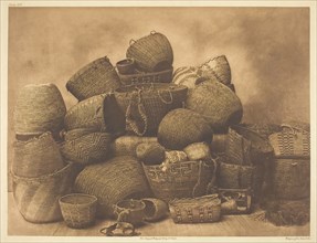 Puget Sound Baskets, 1912. Creator: Edward Sheriff Curtis.
