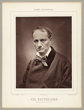 Charles Baudelaire (French poet, critic, and writer, 1821-1867), c. 1863. Creator: Etienne Carjat.