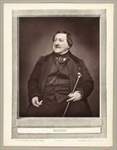 Gioachino Antonio Rossini (Italian composer, 1792-1868), 1862. Creator: Etienne Carjat.