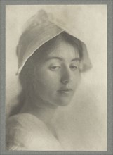 A Study Head, c. 1899. Creator: Eva Watson-Schutze.