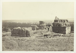 Distant View of Damascus, 1857. Creator: Francis Frith.