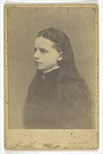 Untitled (girl with long hair), mid-late 19th century.  Creator: H. S. Heath.