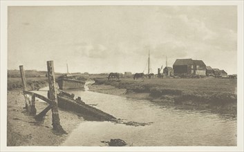 A Tidal River, East Coast, 1880/90, printed April 1890. Creator: J. B. B. Wellington.