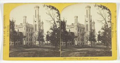 University of Chicago, front view, 1890/99. Creator: John Carbutt.