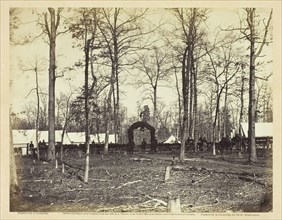 Field Hospital, Second Army Corps, Brandy Station, February 1864. Creator: James Gardner.