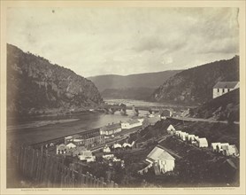 Meeting of the Shenandoah and Potomac at Harper's Ferry, July 1865. Creator: James Gardner.