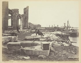 Ruins of Norfolk Navy Yard, Virginia, December 1864. Creator: James Gardner.