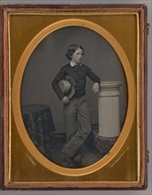 Untitled (Portrait of Standing Boy), 1857. Creator: Jeremiah Gurney.