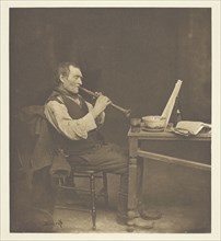 Clarionet Player, c. 1897. Creator: John E. Dumont.