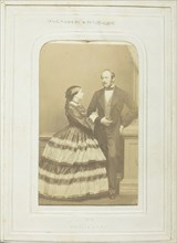 The Queen and Prince Consort, 1861. Creator: John Jabez Edwin Mayall.