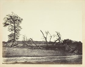 Extreme Line of Confederate Works, Cold Harbor, Virginia, April 1865. Creator: John Reekie.