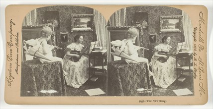 The New Song, 1899. Creator: Keystone View Company.