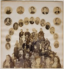 Civil War Collage, c. 1860/70. Creator: Unknown.