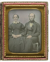 Phoebe Matthews and Captain Oliver Matthews, 1839/66. Creator: Nathaniel C. Jaquith.