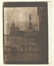 Celebrated Obelisk, Naples, 1846. Creator: Calvert Jones.