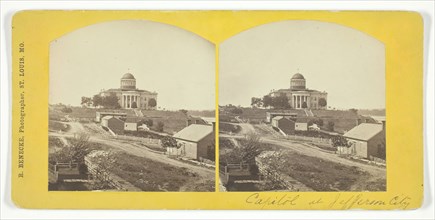 Capitol at Jefferson City, late 19th century. Creator: Robert Benecke.