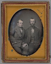 Untitled (Portrait of Two Men), 1855. Creator: Robert H. Vance.