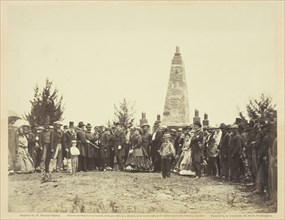 Dedication of Monument on Bull Run Battle-field, June 1865. Creator: William Morris Smith.