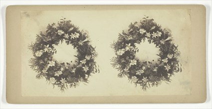 Untitled [wreath], mid 19th century.  Creator: William W. Culver.