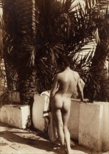 Male Nude, 1890. Creator: Count Wilhelm von Gloeden.