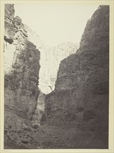 Limestone Walls Kanab Wash, Colorado River, 1872. Creator: William H. Bell.