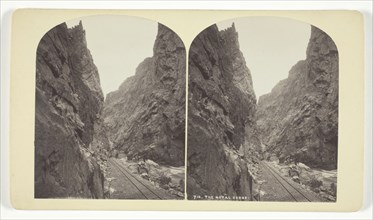 The Royal Gorge, 1879/92. Creator: William H. Jackson.