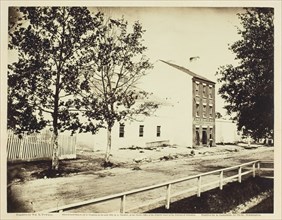 Slave Pen, Alexandria, Virginia, August 1862. Creator: William R. Pywell.