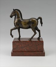 Stallion (one of a pair), c. 1650. Creator: Unknown.