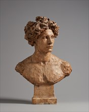 Bust of a Young Man, 1877. Creator: Jules Dalou.
