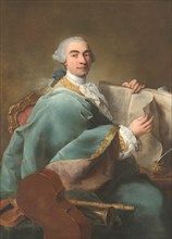 Portrait of a Musician, ca. 1770. Creator: Alessandro Longhi.