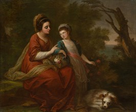 Mrs. Hugh Morgan and Her Daughter, c. 1771. Creator: Angelica Kauffman.