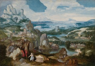 Landscape with the Penitent Saint Jerome, 1530/40. Creator: Unknown.
