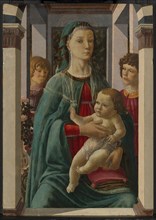 Virgin and Child with Two Angels, 1465/75. Creator: Francesco Botticini.