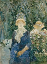 Woman in a Garden, 1882/83. Creator: Berthe Morisot.