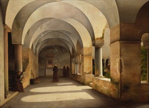 The Cloisters, San Lorenzo fuori le mura, 1824. Creator: CW Eckersberg.