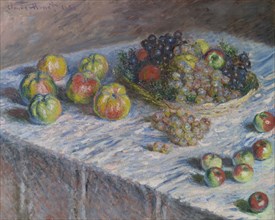Apples and Grapes, 1880. Creator: Claude Monet.