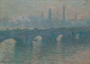 Monet, Pont de Waterloo, temps gris
