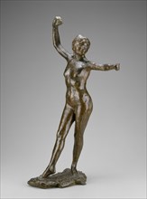 Dancer Ready to Dance, Right Foot Forward, modeled 1882-95 (cast 1919/21). Creator: Edgar Degas.