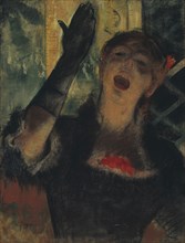 Café Singer, 1879. Creator: Edgar Degas.